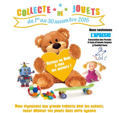 collecte de jouets century 21 olympierre